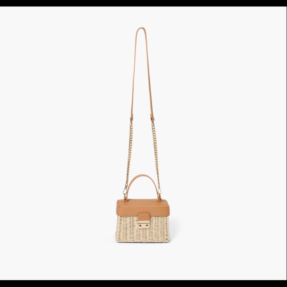 BASKET BAG!  This cute small size purse is the it girl bag of the season!